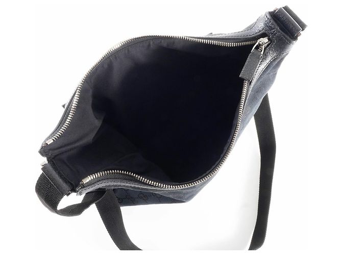 Borsa a Spalla in Tela GG Gucci Nero - vista 12