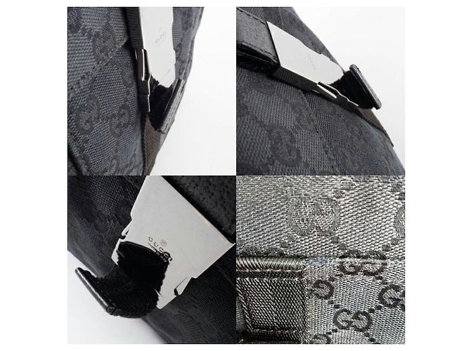 Borsa a Spalla in Tela GG Gucci Nero - vista 15