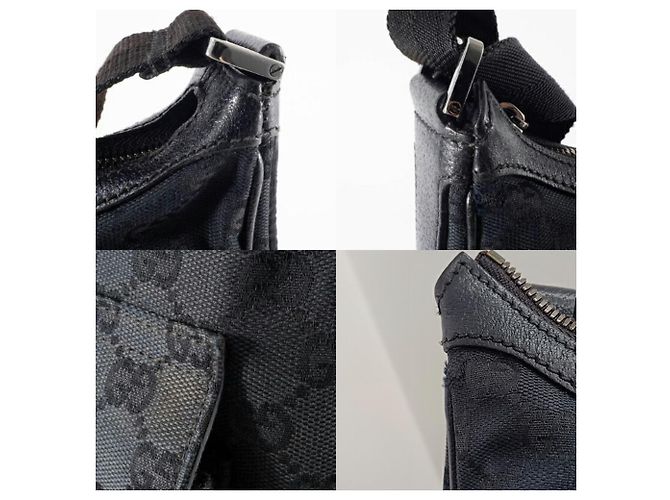 Borsa a Spalla in Tela GG Gucci Nero - vista 16