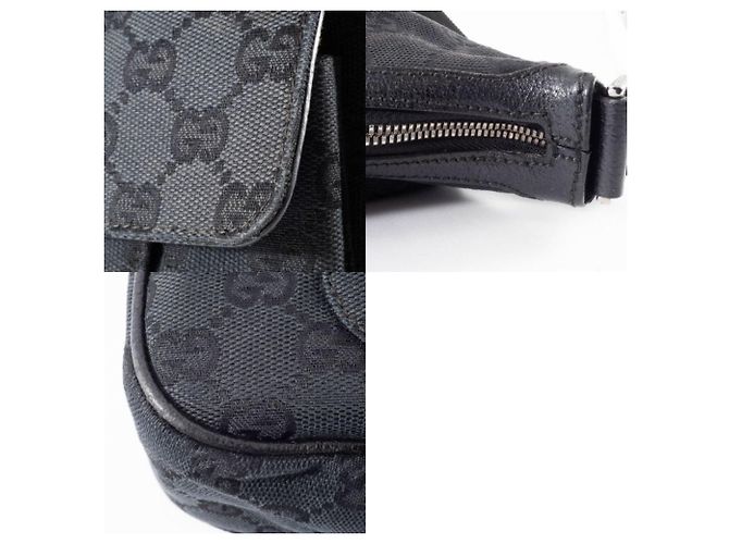 Borsa a Spalla in Tela GG Gucci Nero - vista 17
