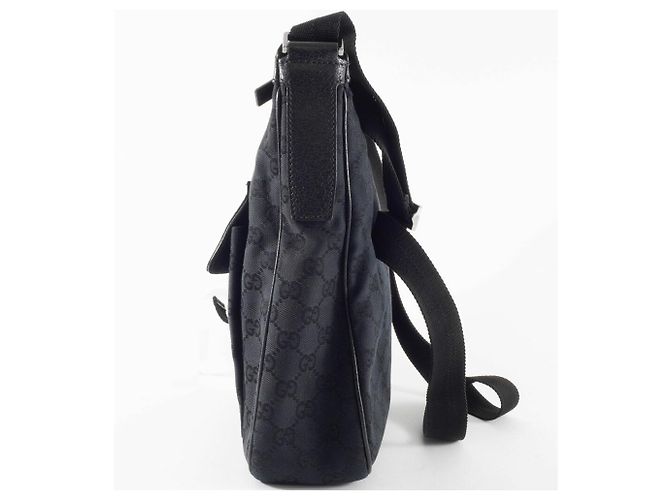 Borsa a Spalla in Tela GG Gucci Nero - vista 4