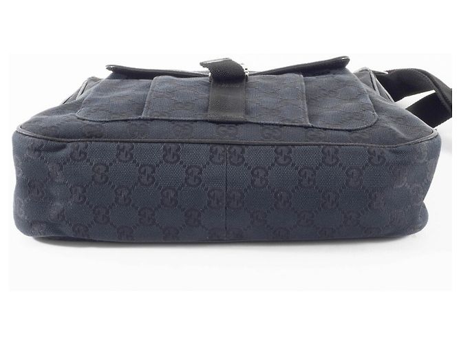 Borsa a Spalla in Tela GG Gucci Nero - vista 6