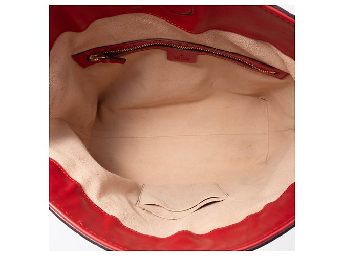 Gucci Guccissima rote Leder-Tote - Ansicht 12