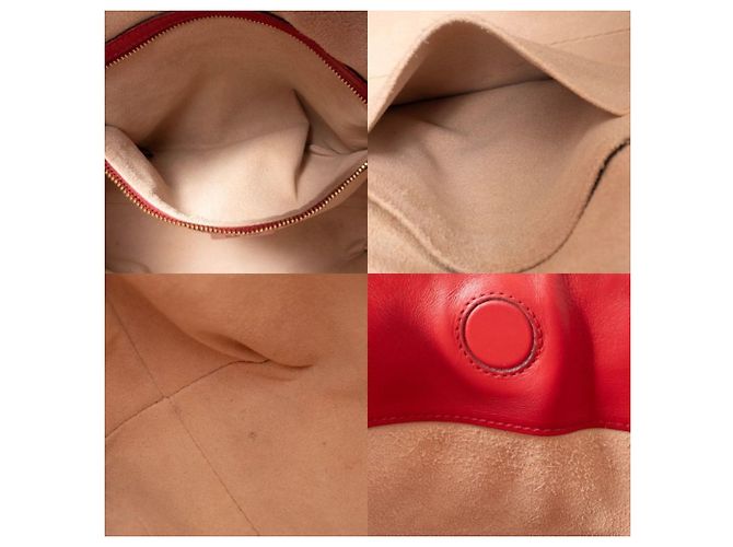 Gucci Guccissima rote Leder-Tote - Ansicht 13
