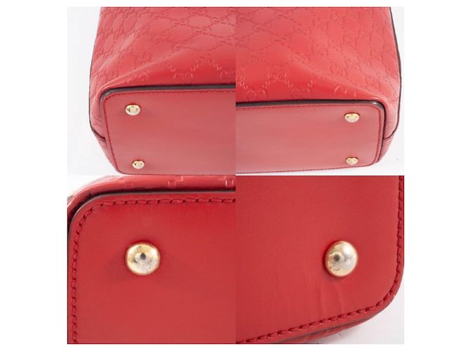 Gucci Guccissima rote Leder-Tote - Ansicht 18