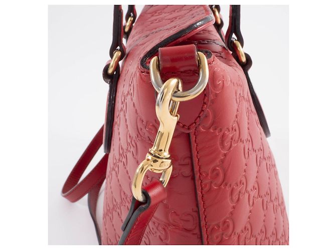Gucci Guccissima rote Leder-Tote - Ansicht 9