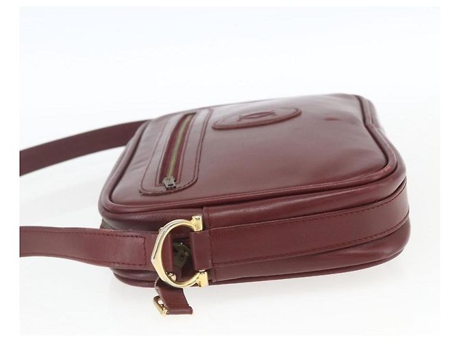 Borsa a Spalla Must de Cartier in Pelle Bordò - vista 3
