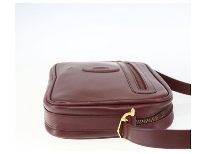 Borsa a Spalla Must de Cartier in Pelle Bordò - vista 4