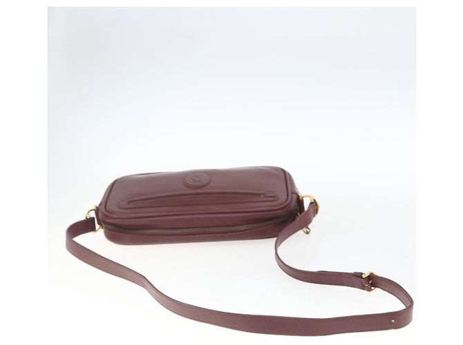 Borsa a Spalla Must de Cartier in Pelle Bordò - vista 7