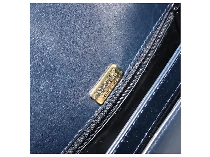 Bally Vintage Schultertasche aus Leder Schwarz - Ansicht 6