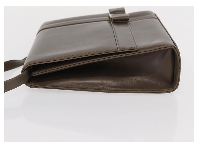 Borsa a spalla Vara in pelle Salvatore Ferragamo Marrone - vista 4