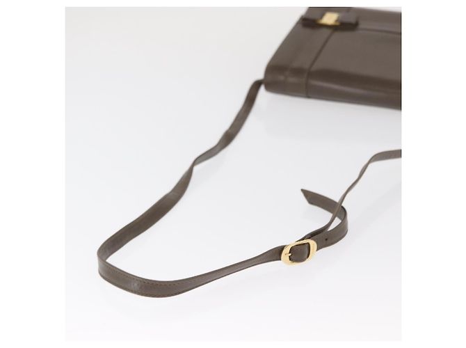 Borsa a spalla Vara in pelle Salvatore Ferragamo Marrone - vista 7