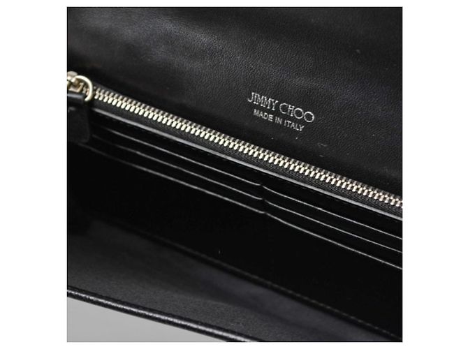 Portafoglio a catena nero Jimmy Choo - vista 7