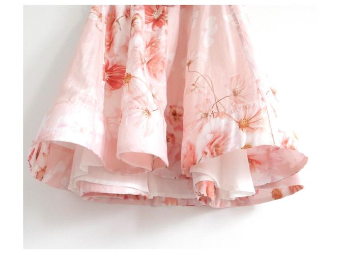 Autre Marque Rosa Blumen Maxikleid Saint Armont Pink - Ansicht 3
