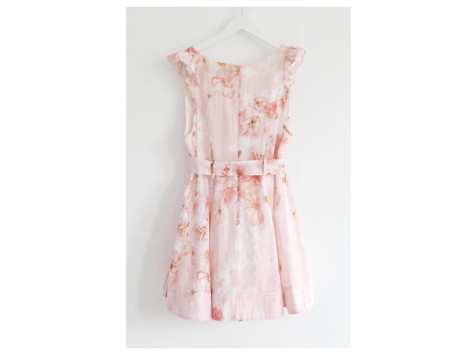 Autre Marque Rosa Blumen Maxikleid Saint Armont Pink - Ansicht 5