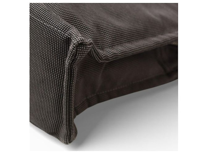 Hermès Air Line MM Tote Bag aus grauem Canvas Braun - Ansicht 11