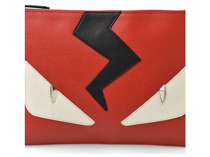 Fendi Clutch Bag - Flache Tasche Monster Augen - Ansicht 2