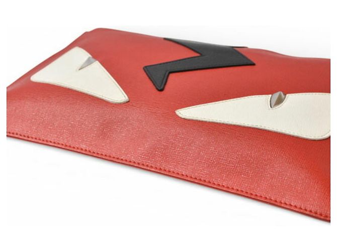 Fendi Clutch Bag - Flache Tasche Monster Augen - Ansicht 3