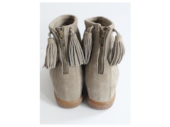 Botines Isabel Marant Beslay Gris pardo - vista 3