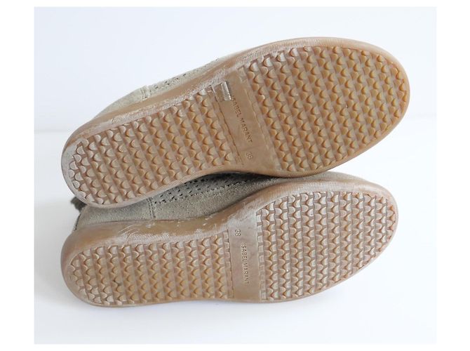 Botines Isabel Marant Beslay Gris pardo - vista 4