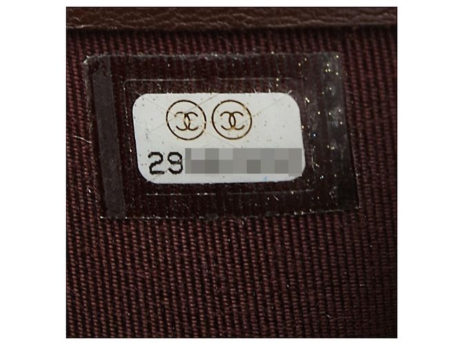 Cartera tri-fold matelassé Chanel Coco Mark Negro - vista 9