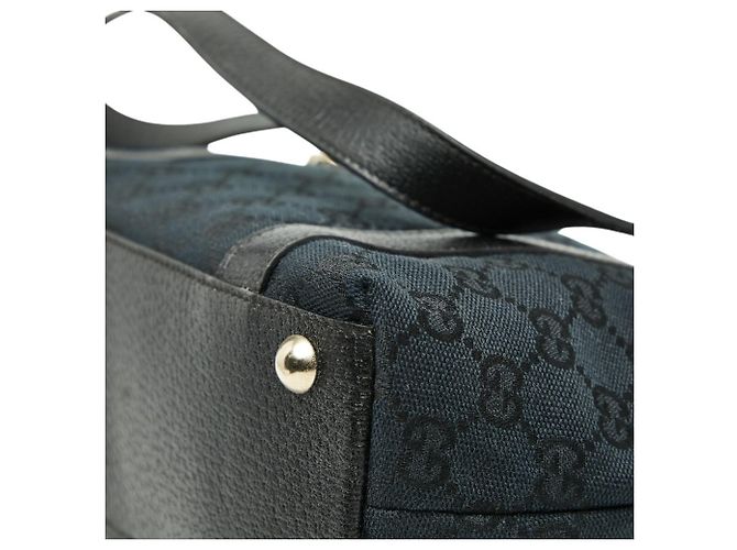 Borsa Abbey in tela GG di Gucci Nero - vista 6