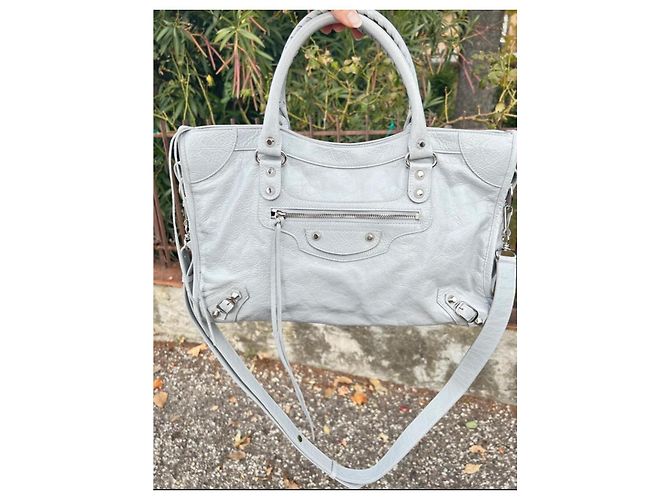 Balenciaga Balenziaga city media Grigio - vista 2