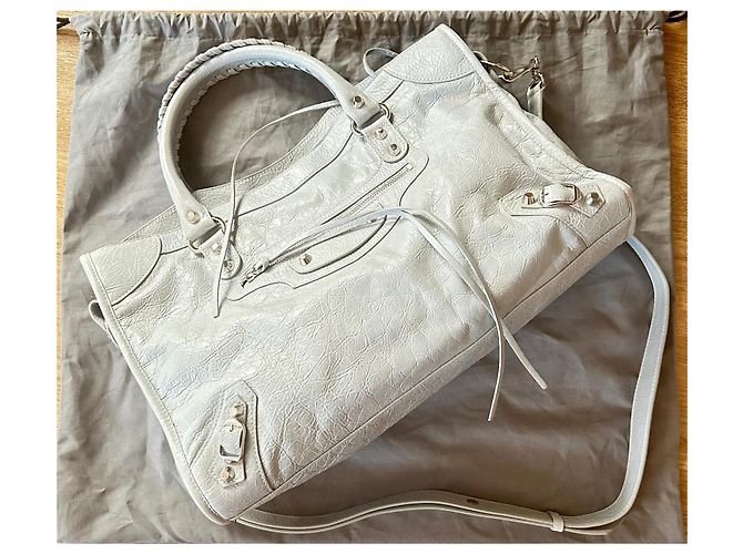 Balenciaga Balenziaga city media Grigio - vista 3