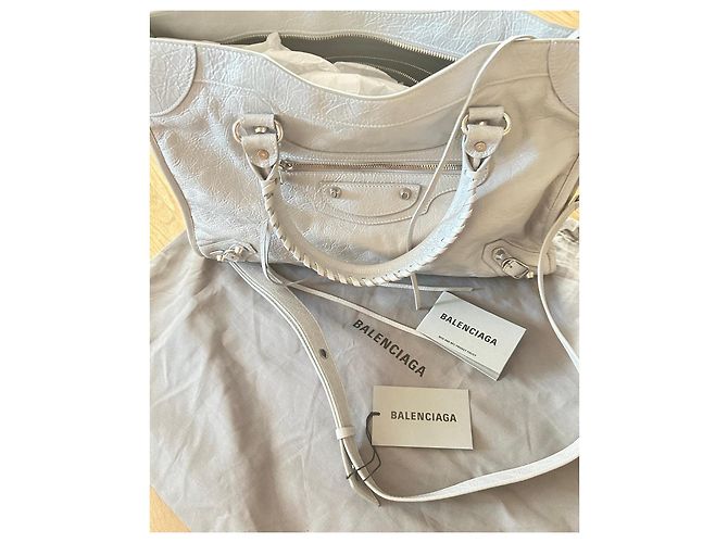Balenciaga Balenziaga city media Grigio - vista 7