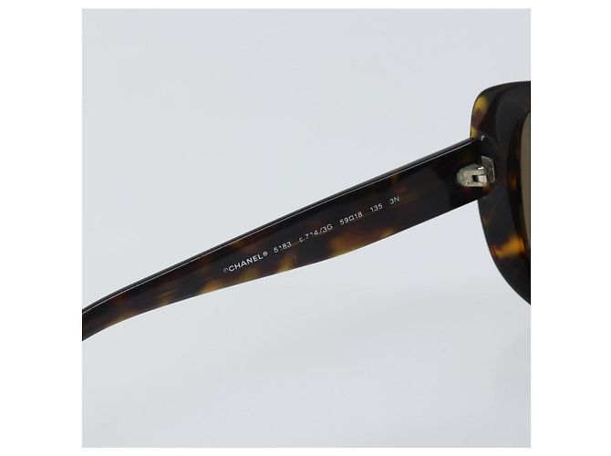 CHANEL Sunglasses plastic Black CC Auth 165138 - view 10