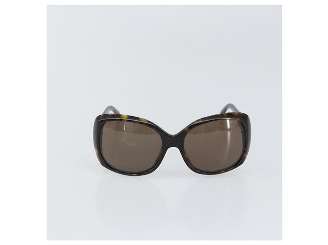 CHANEL Sunglasses plastic Black CC Auth 165138 - view 2