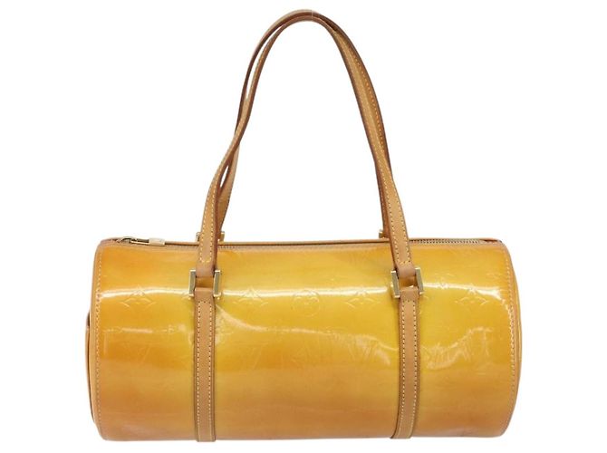 LOUIS VUITTON Borsa a Mano Monogram Vernis Bedford Beige M91006 LV Auth 169227 - vista 13