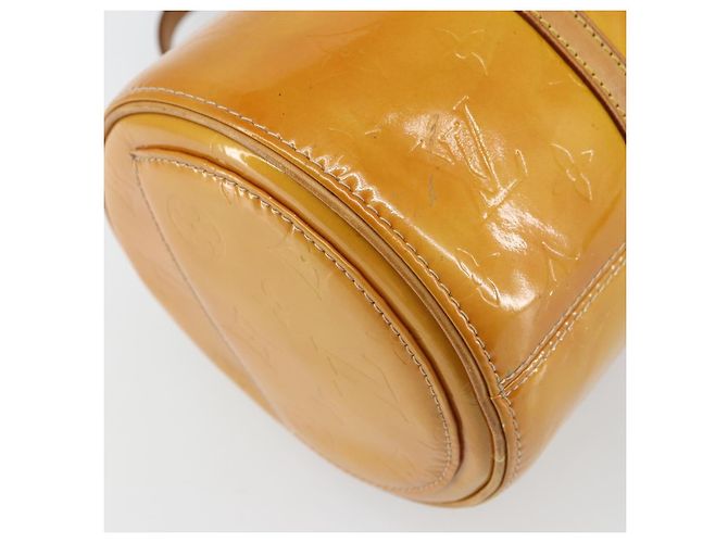 LOUIS VUITTON Borsa a Mano Monogram Vernis Bedford Beige M91006 LV Auth 169227 - vista 14