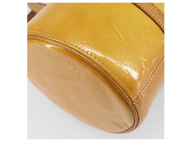LOUIS VUITTON Borsa a Mano Monogram Vernis Bedford Beige M91006 LV Auth 169227 - vista 16