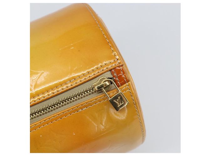 LOUIS VUITTON Borsa a Mano Monogram Vernis Bedford Beige M91006 LV Auth 169227 - vista 17