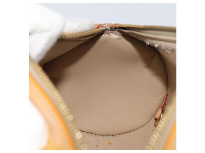 LOUIS VUITTON Borsa a Mano Monogram Vernis Bedford Beige M91006 LV Auth 169227 - vista 20