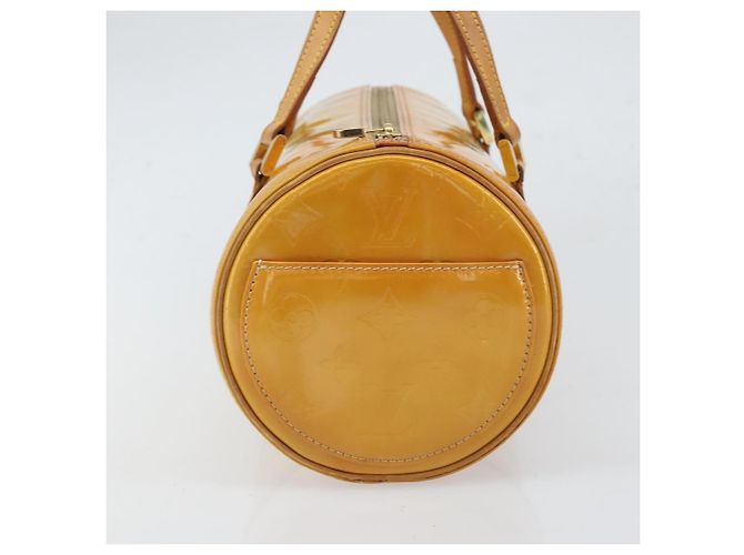 LOUIS VUITTON Borsa a Mano Monogram Vernis Bedford Beige M91006 LV Auth 169227 - vista 4