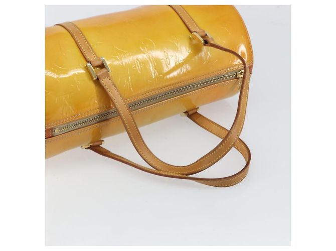 LOUIS VUITTON Borsa a Mano Monogram Vernis Bedford Beige M91006 LV Auth 169227 - vista 7