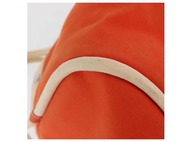 Hermès HERMES Sac Baga GM Tote Tasche aus Canvas Orange Silber Auth bs32305 - Ansicht 10