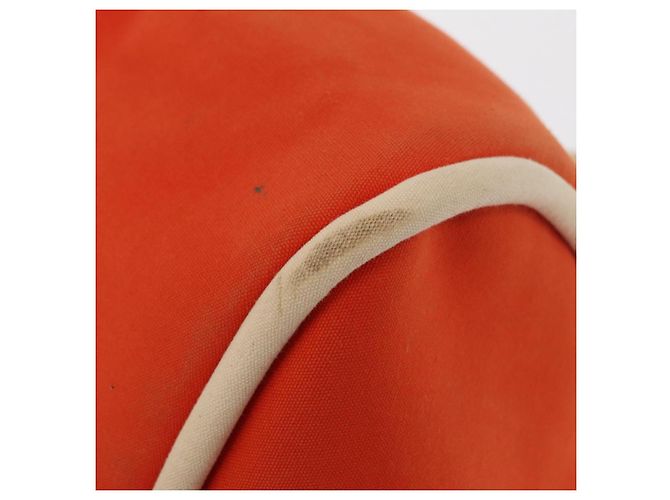 Hermès HERMES Sac Baga GM Tote Tasche aus Canvas Orange Silber Auth bs32305 - Ansicht 11