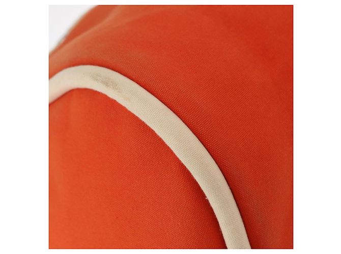 Hermès HERMES Sac Baga GM Tote Tasche aus Canvas Orange Silber Auth bs32305 - Ansicht 12