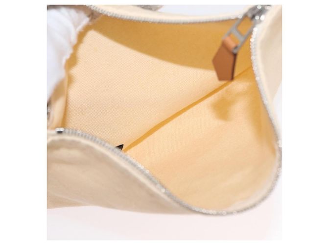 Hermès HERMES Sac Baga GM Tote Tasche aus Canvas Orange Silber Auth bs32305 - Ansicht 20