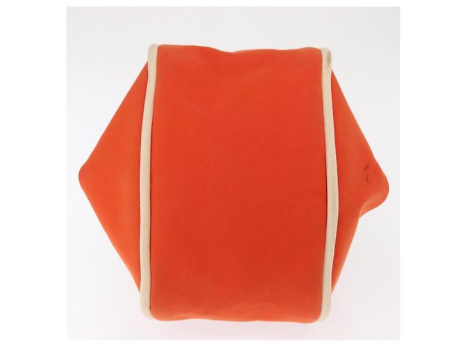 Hermès HERMES Sac Baga GM Tote Tasche aus Canvas Orange Silber Auth bs32305 - Ansicht 9