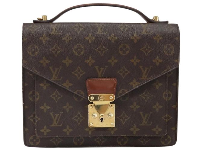 LOUIS VUITTON Borsa a Mano Monceau 28 M51185 LV Auth BA9731 Monogramma - vista 13