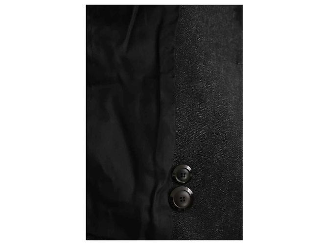 Yves Saint Laurent Anthrazitfarbene Jacke Anthrazitgrau - Ansicht 6