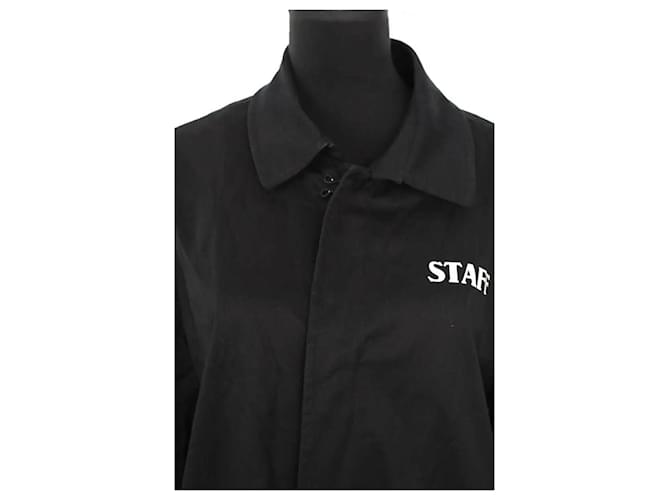 Off White Gabardina negra Negro - vista 2