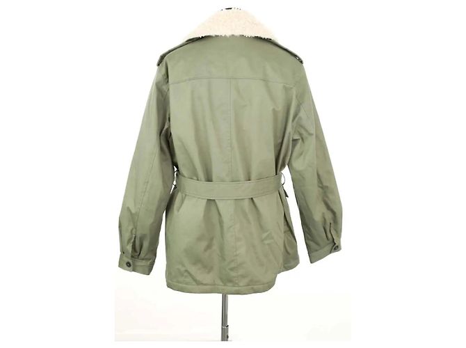 Parka Claudie Pierlot in cotone khaki - vue 4