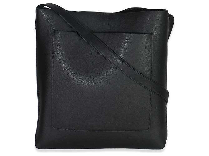 Hobo audace in pelle nera Saint Laurent Nero - vista 2