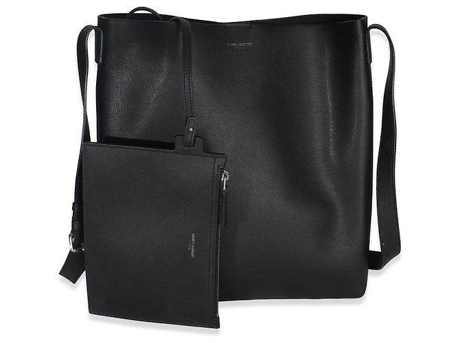 Hobo audace in pelle nera Saint Laurent Nero - vista 8