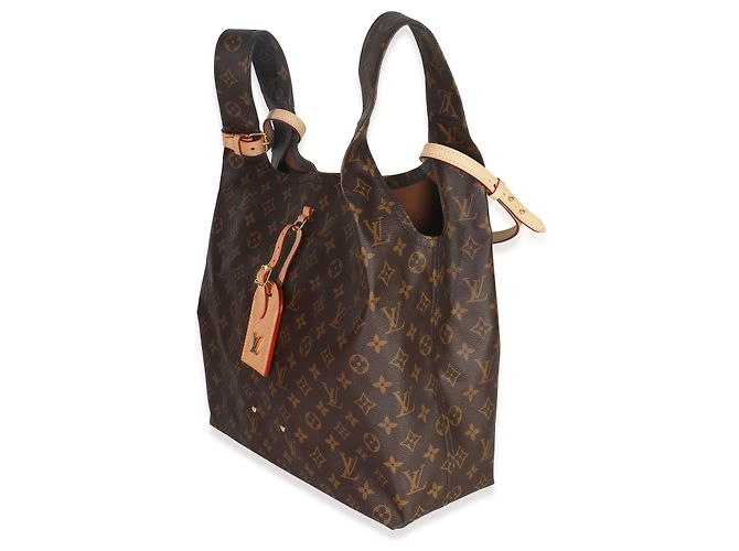 Borsa Atlantis MM in tela Monogram Louis Vuitton Marrone - vista 3
